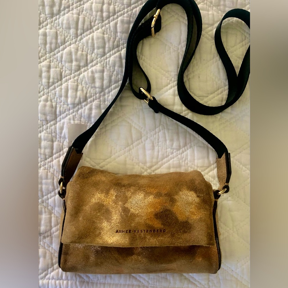 Aimee Kestenberg Gold Mini Bag